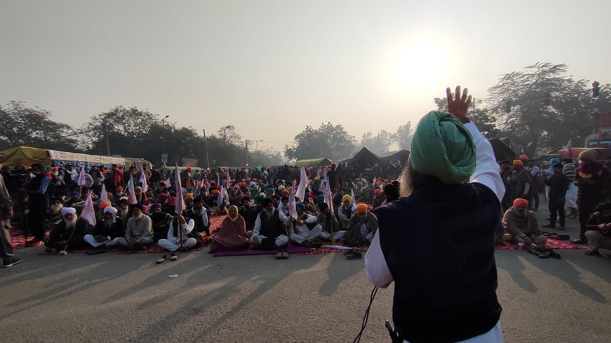Bhim Army joins farmers’ protest, Chandrasekhar to visit farmers at Burari ground