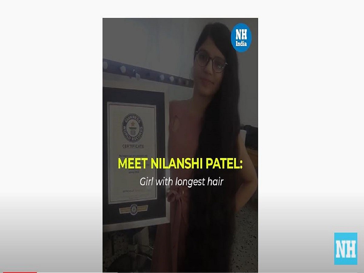  Meet Nilanshi Patel: Girl with the longest hair!  