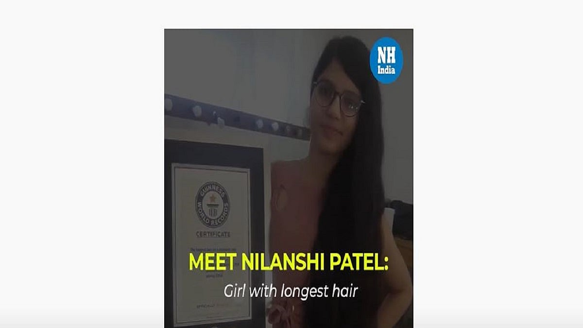  Meet Nilanshi Patel: Girl with the longest hair!  