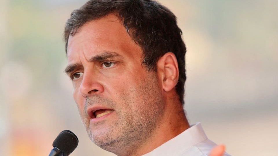 Congress leader Rahul Gandhi