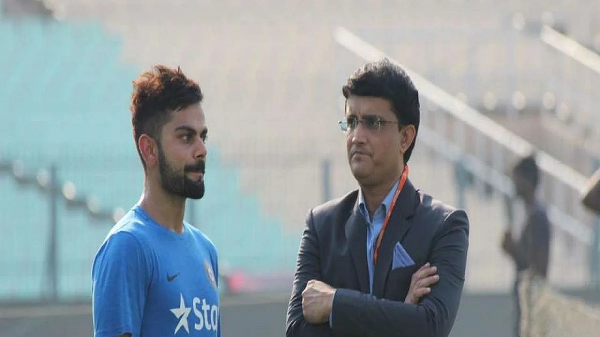  Virat Kohli and BCCI Chief Sourav Ganguly (Photo Courtesy: Social Media)