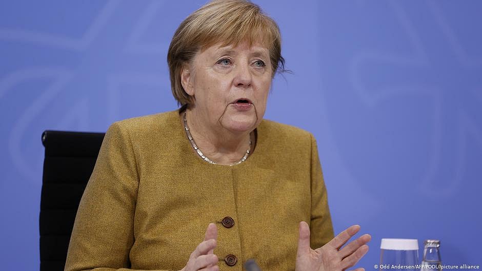Outgoing Chancellor Angela Merkel