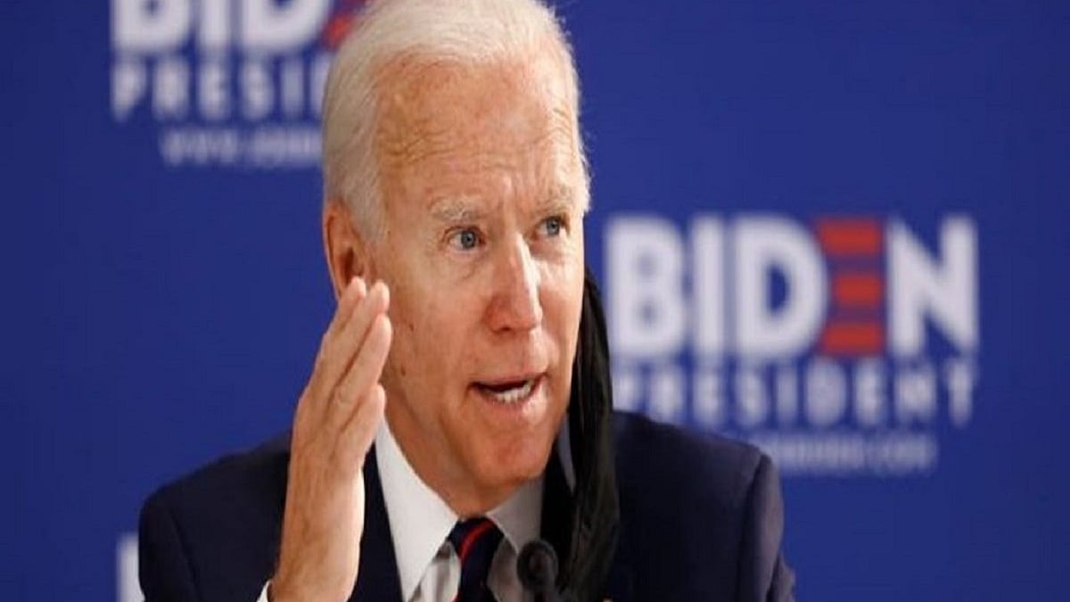 Democratic leader Joe Biden