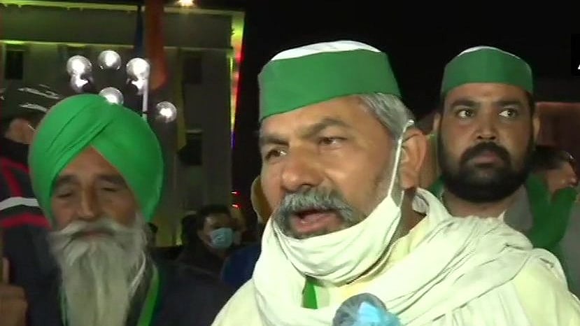 Rakesh Tikait, Spokesperson, Bharatiya Kisan Union (Photo Courtesy: ANI)