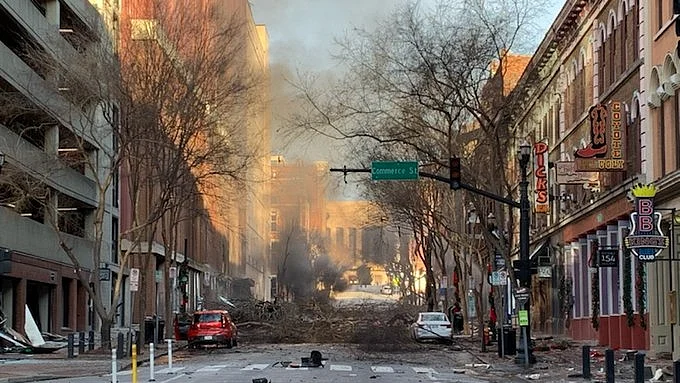 Human remains found near Nashville explosion site