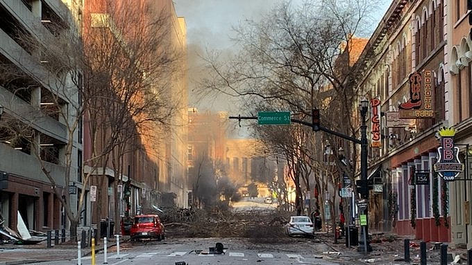 Human remains found near Nashville explosion site