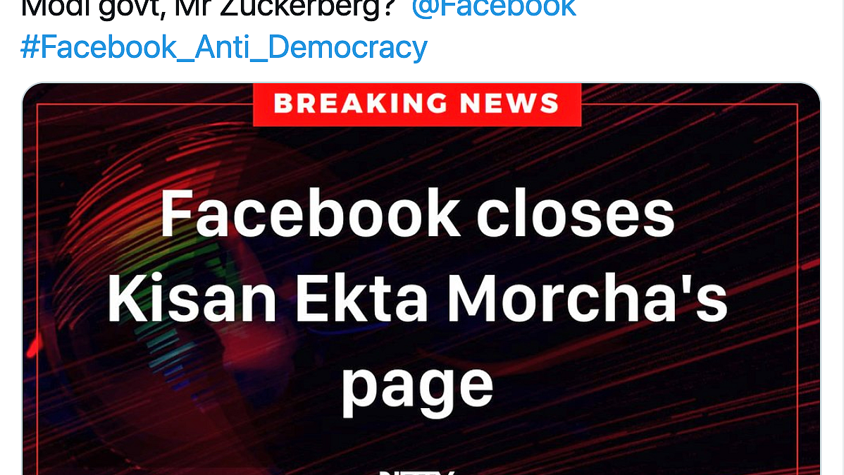 Facebook restores farmers’ page but silent on why it was taken down