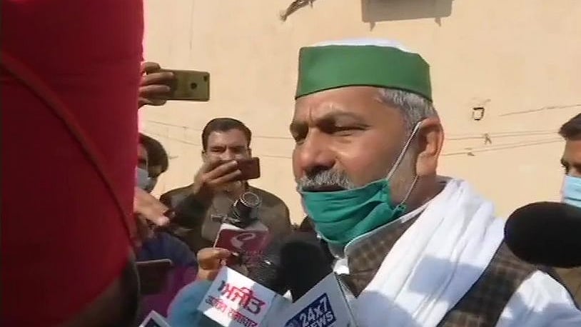 Rakesh Tikait, Bharatiya Kisan Union (Photo Courtesy: ANI)