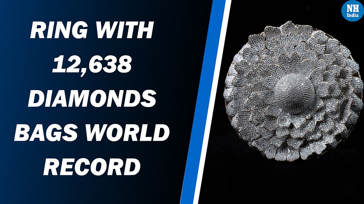 Ring With 12,638 Diamonds Bags World Record 