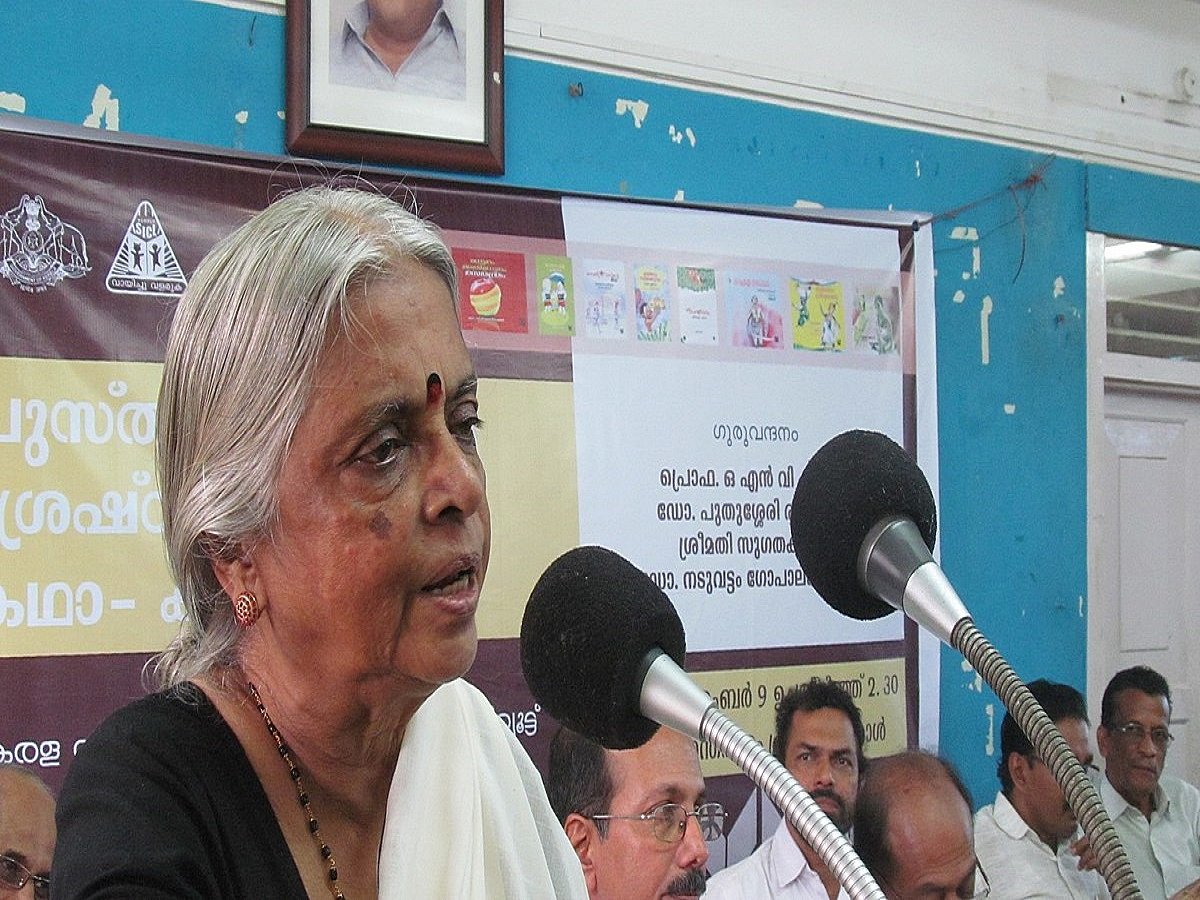 Eminent poet-activist Sugathakumari passes away