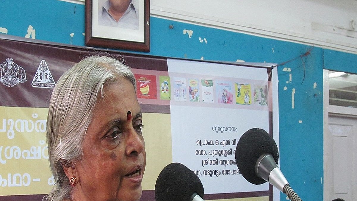Poet-activist Sugathakumari (Photo Courtesy: Social Media)
