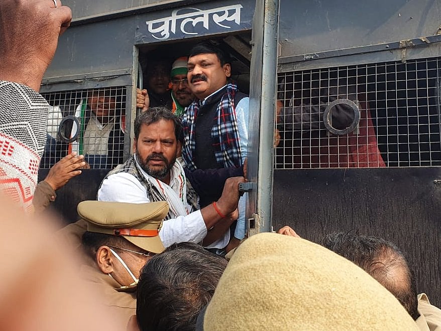 Save Cows, Save Farmers March: Nearly 100 Congress workers detained in UP’s Banda