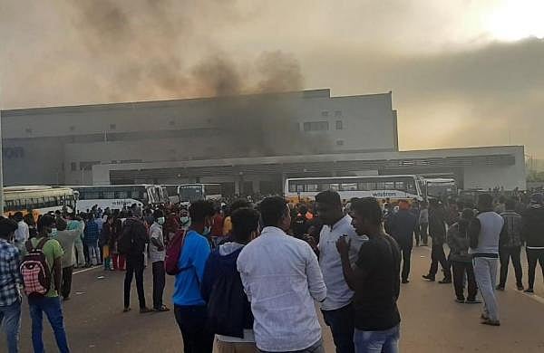 Workers go on rampage at iPhone manufacturing plant in Karnataka