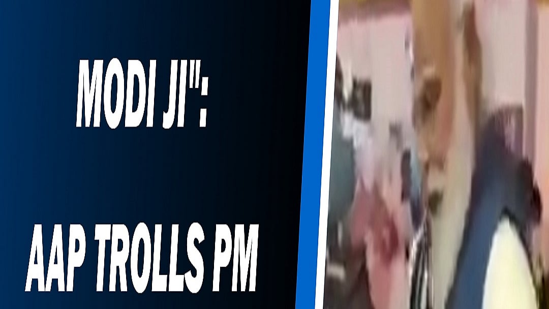 “Don’t be like Modi Ji”:  AAP trolls PM for not wearing mask