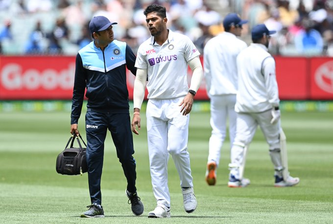 Umesh Yadav suffers calf muscle injury, taken for scans