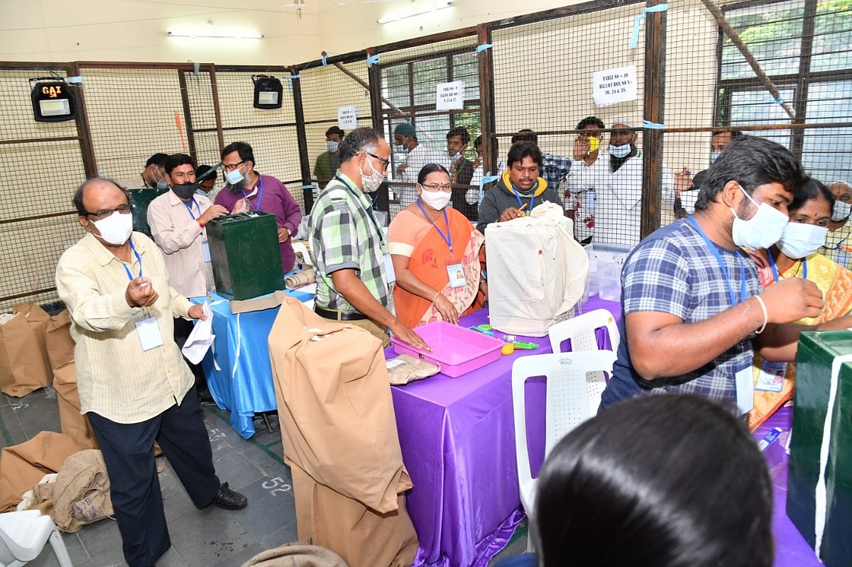Counting of votes underway in Greater Hyderabad polls