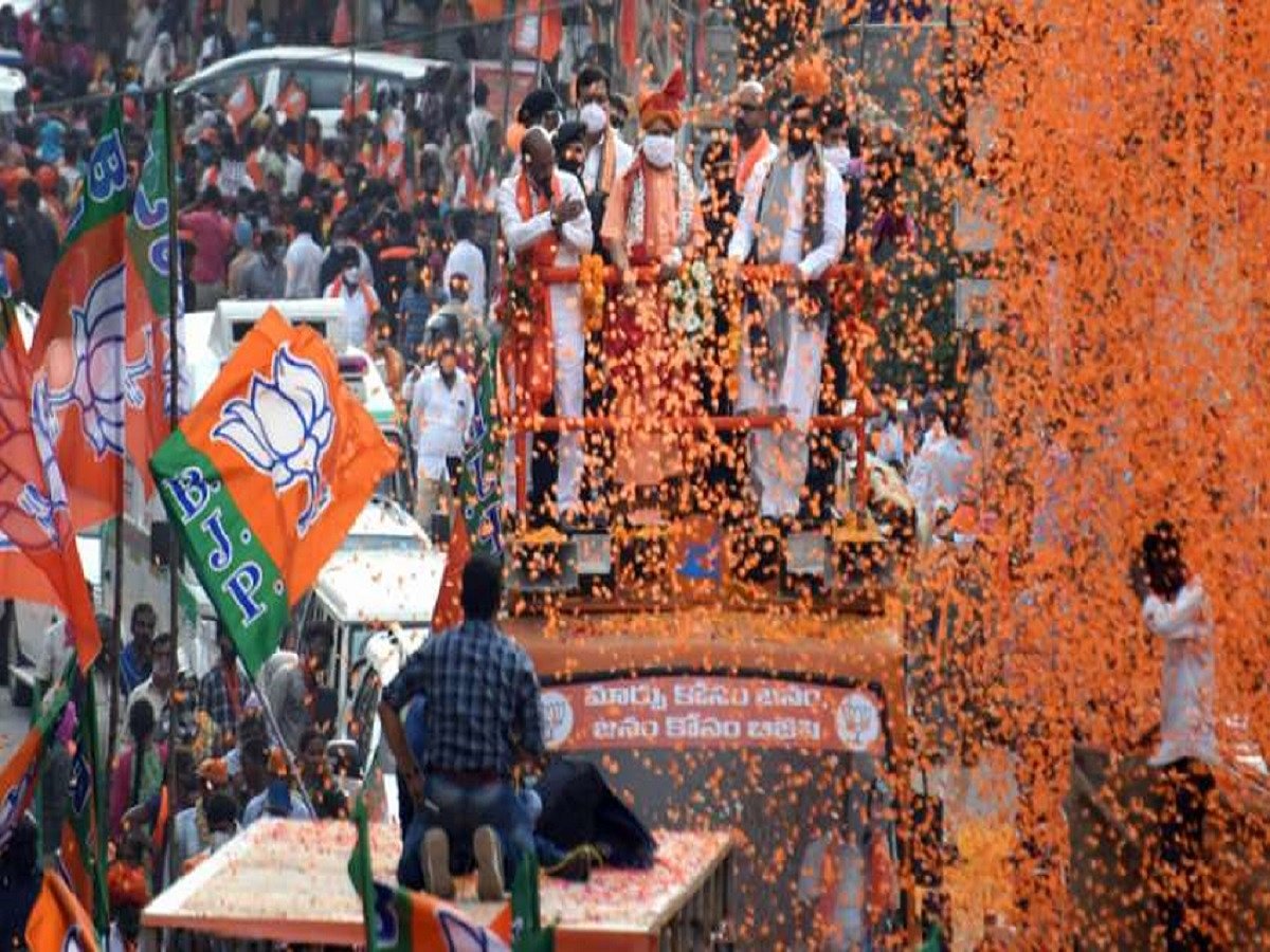 BJP’s aggressive campaigning for Hyderabad municipal corporation polls is a challenge to regional parties