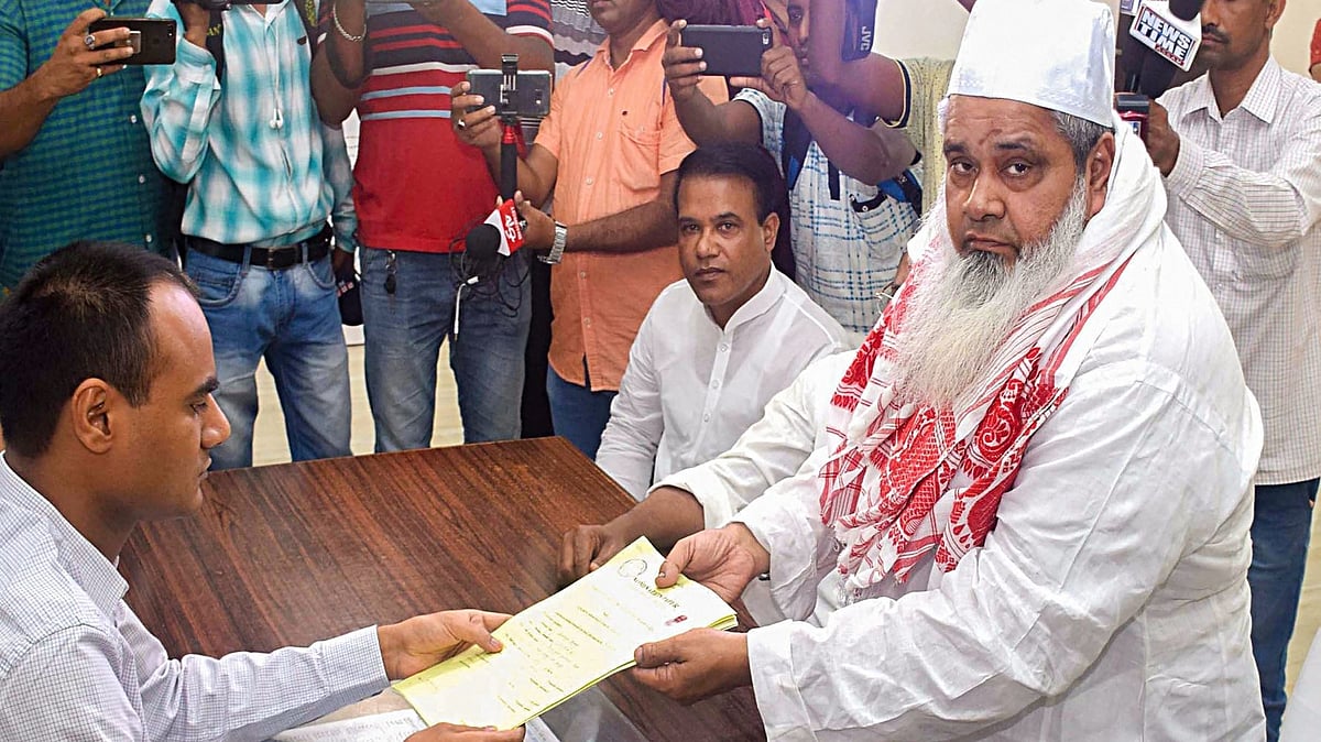 All India United Democratic Front (AIUDF) chief Badruddin Ajmal  (PTI Photo-File)&nbsp;