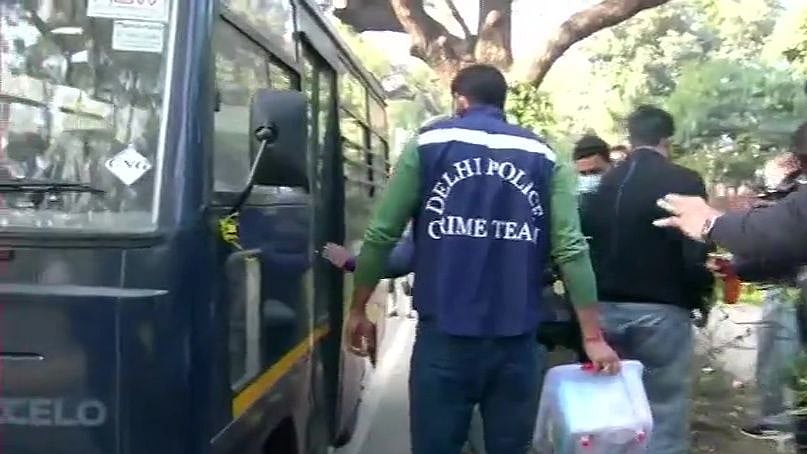 Team of Delhi Police’s Special Cell visits blast site near Israeli Embassy