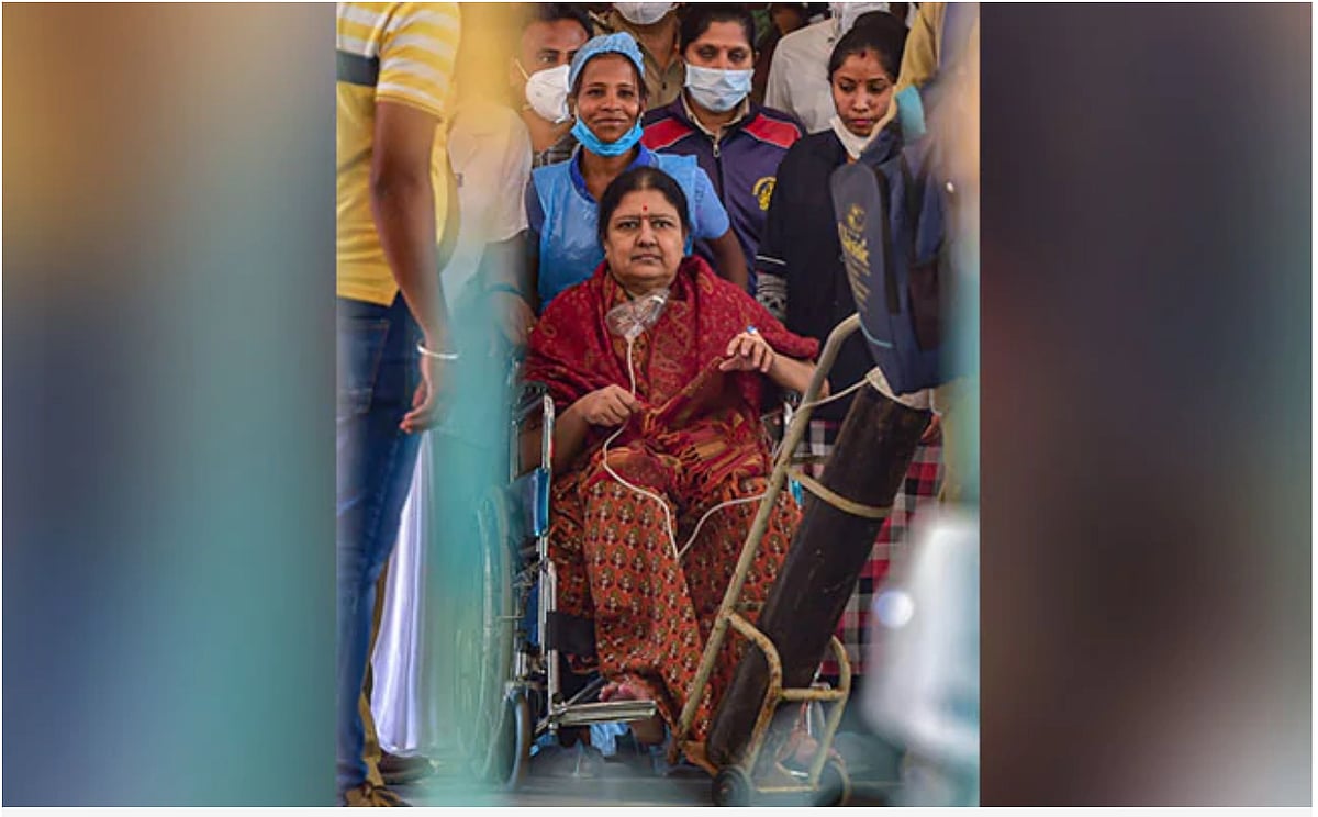 Sasikala released from prison after serving 4-year jail-term