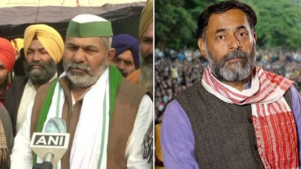 Tractor rally violence: Delhi Police FIRs name Rakesh Tikait, Yogendra Yadav and 8 others