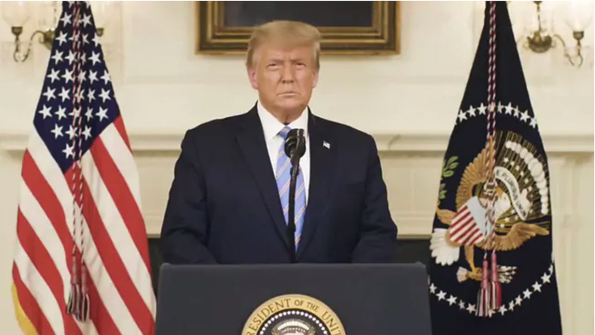 Trump condemns supporters for storming US Capitol; pledges to ensure peaceful transition of power