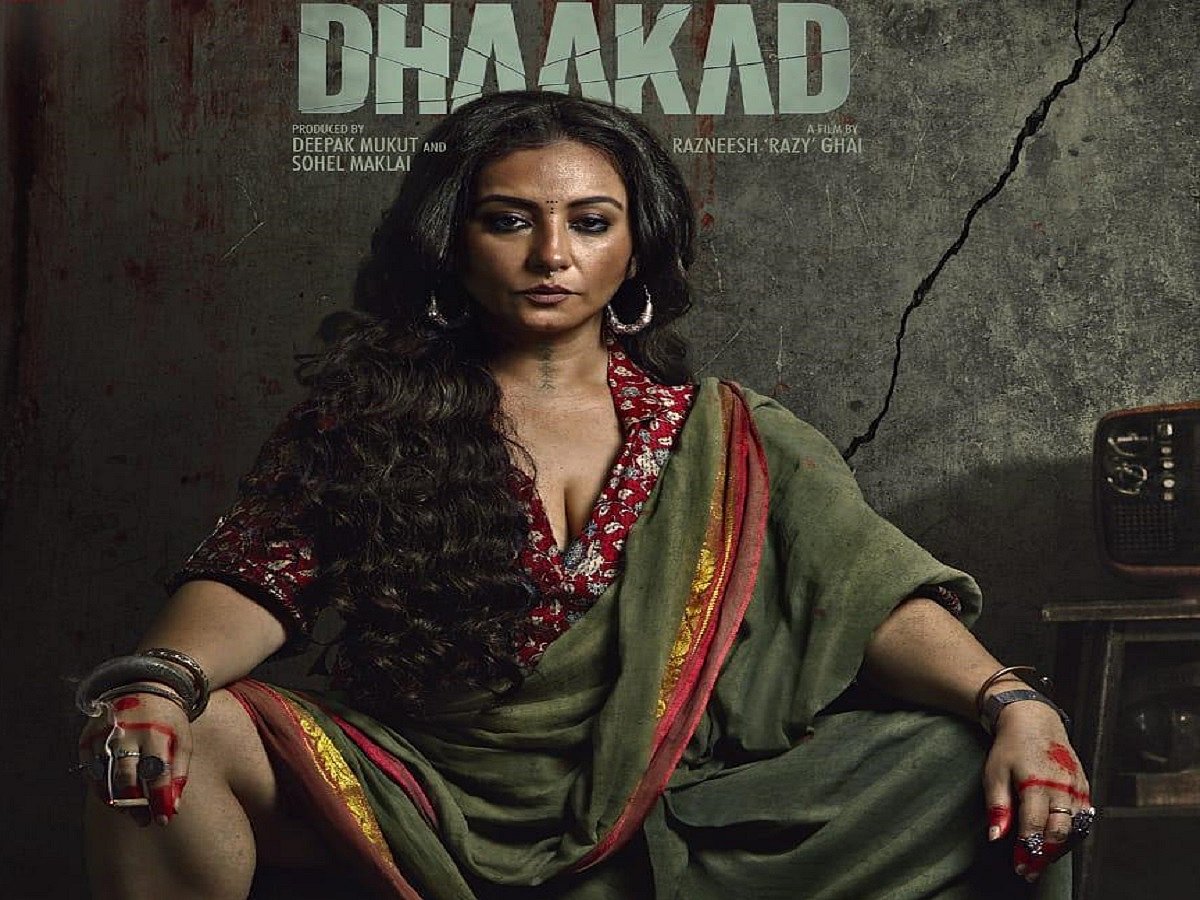 Divya Dutta looks menacing, as an evil master in Soham Rockstar Entertainment’s Dhaakad 