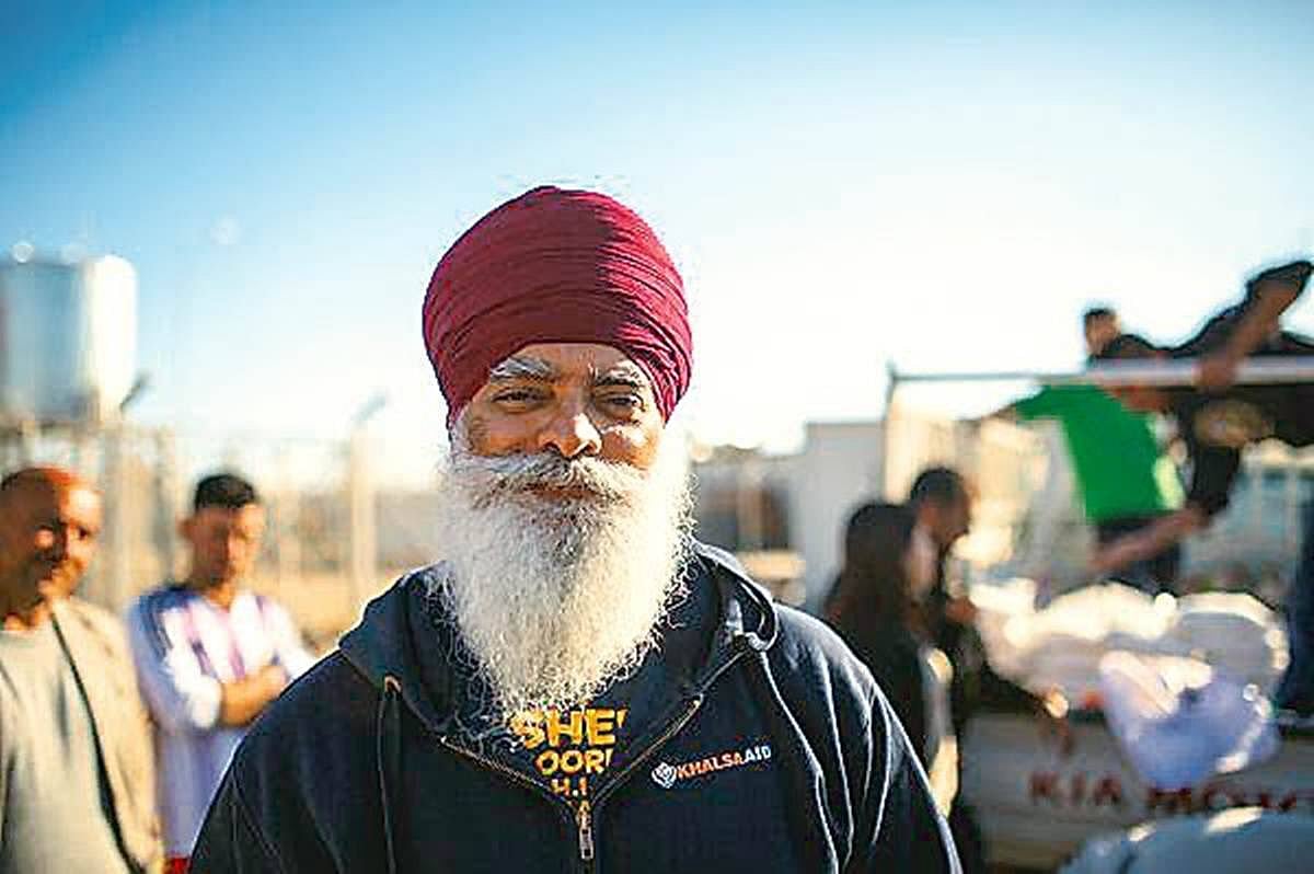 Khalsa Aid CEO Ravinder Singh (Photo courtesy: Twitter)