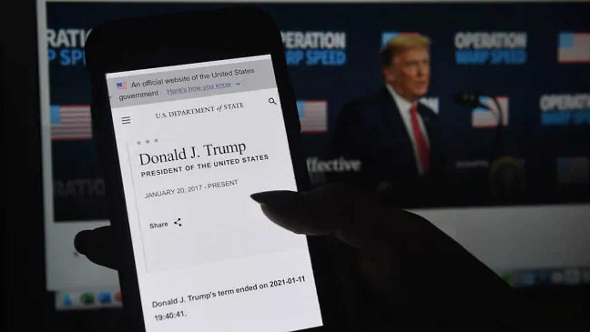 US State Department announces Donald Trump departure, later deletes post