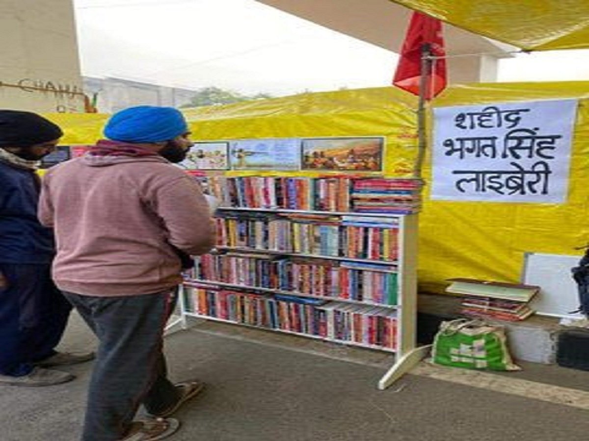 Books vs batons: After Shaheen Bagh, ‘protest site libraries’ recreated by  farmers at Delhi’s borders