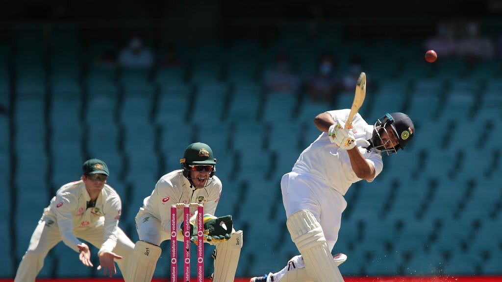 Aggressive Pant, cautious Pujara take India to 206/3 at lunch but Australia still hold edge