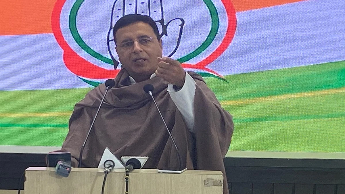 Congress Chief Spokesperson Randeep Singh Surjewala (Photo Courtesy: IANS)