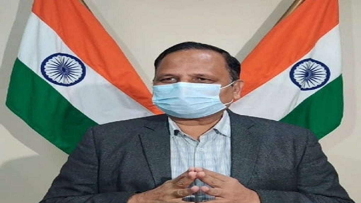 Delhi Health Minister Satyendar Jain (Photo Courtesy: IANS)
