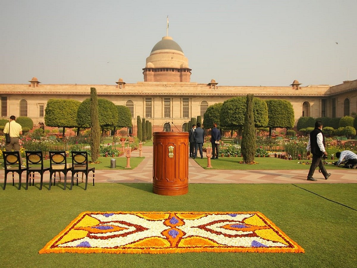 In Pictures: A splash of spring blooms in Mughal Gardens, Delhi