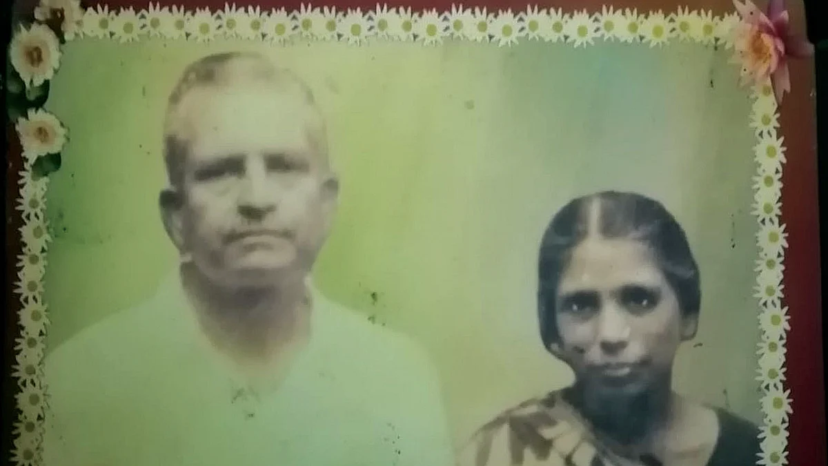 Kanhaiya Lal Shrivastav and wife Ahilya