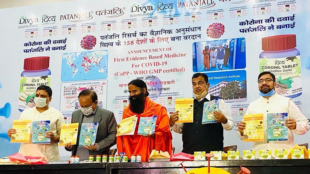 IMA slams Harsh Vardhan for endorsing Patanjali’s Coronil; WHO denies issuing any approval 