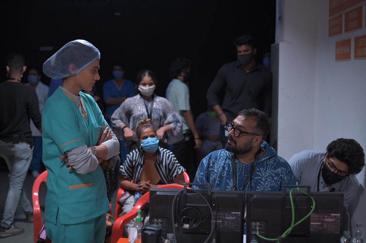 In pictures: Taapsee Pannu and Anurag Kashyap start shooting ‘Dobaaraa’