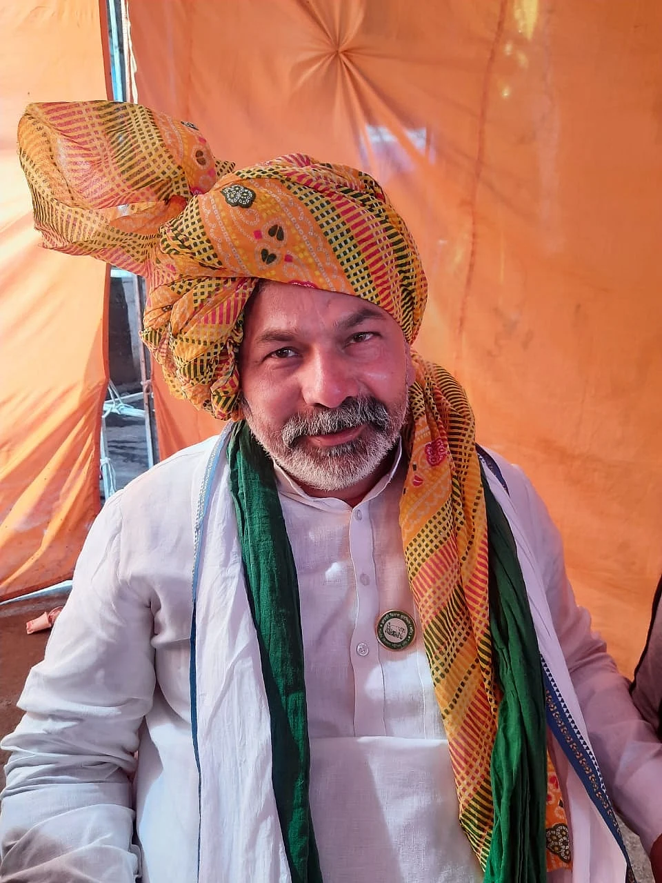 BKU leader Rakesh Tikait (IANS photo)