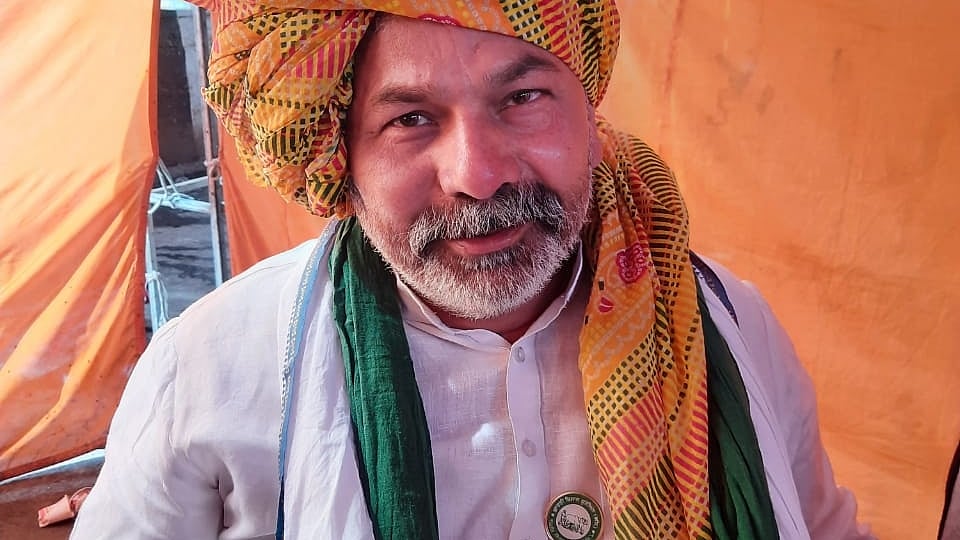 BKU leader Rakesh Tikait (IANS photo)