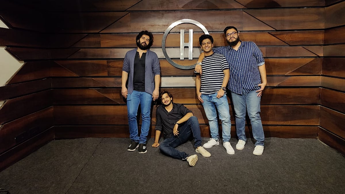 Munawar with his friends