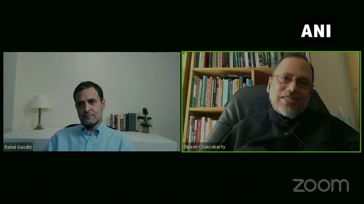 ‘Proud my grandmother, father died while defending something’: Rahul Gandhi tells historian Dipesh Chakrabarty