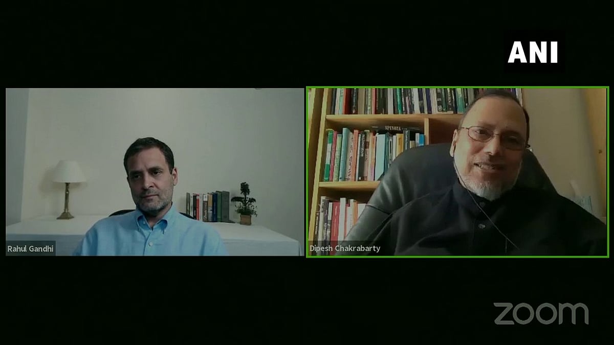 ‘Proud my grandmother, father died while defending something’: Rahul Gandhi tells historian Dipesh Chakrabarty