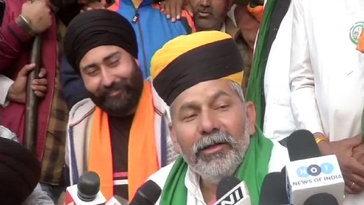BKU leader Rakesh Tikait (Photo Courtesy: Twitter/@ANI)