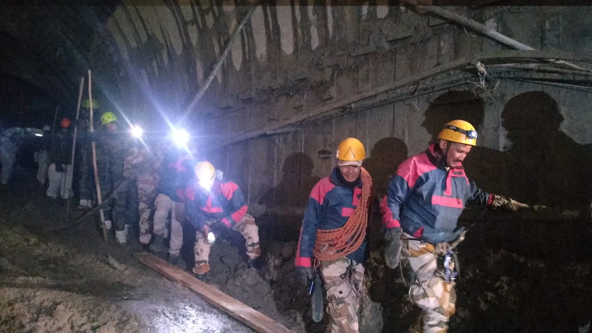 Uttarakhand disaster caused by landslide due to accumulation of snow, says CM; rescue operations continue