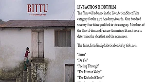 Oscars 2021: India’s ‘Bittu’ makes it to Live Action Short Film shortlist