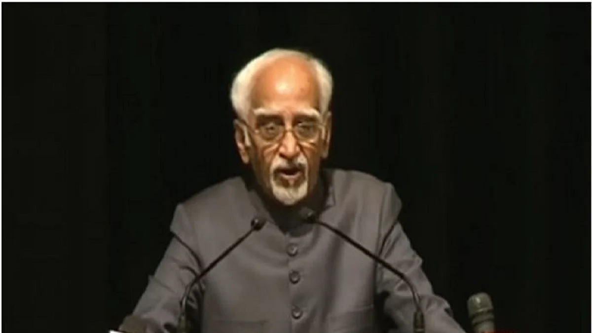 Former Vice President Hamid Ansari