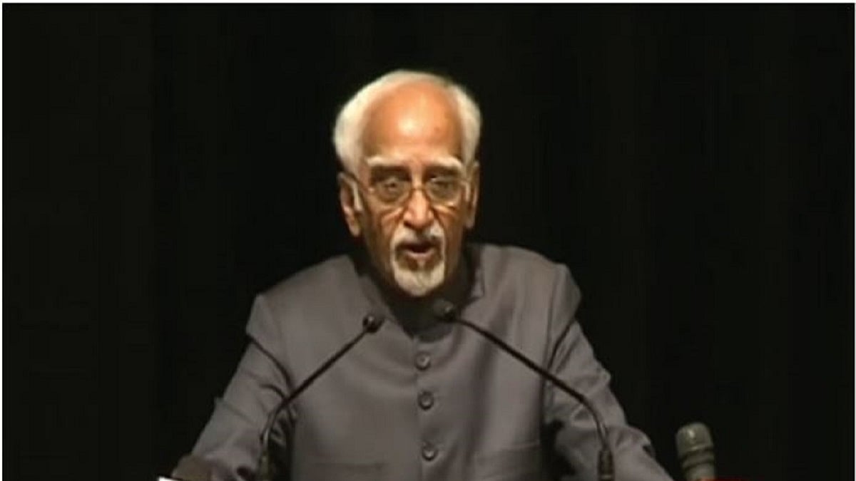Former Vice President Hamid Ansari