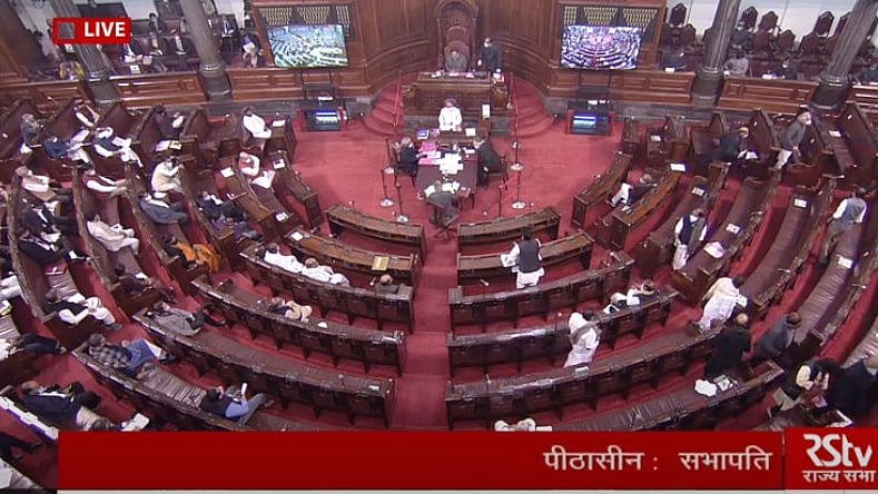 Opposition parties walk out of RS demanding discussion on farmers’ agitation, House adjourned till 12:30 pm