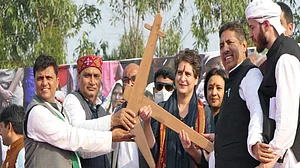 Congress will scrap farm laws if voted to power, says Priyanka Gandhi at ‘Kisan Panchayat’ in Saharanpur