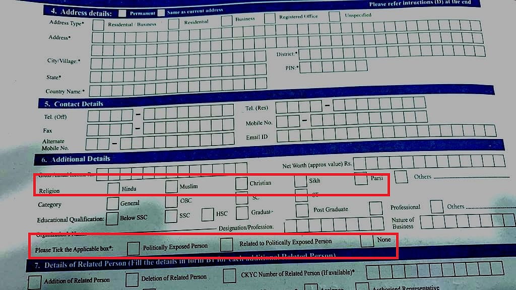 Why are banks collecting information about customers’ religion and political connections ? 